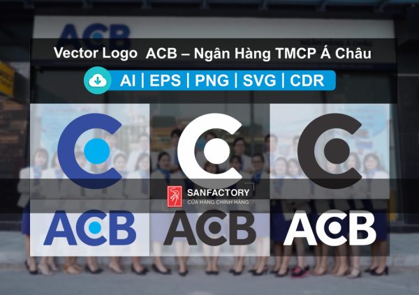 [Tải File Vector] Logo ACB – Ngân Hàng TMCP Á Châu - San Factory
