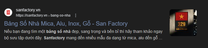 bang so nha top 1